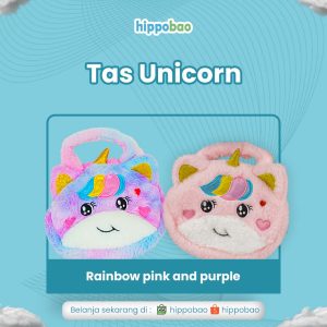 tas unicorn putih