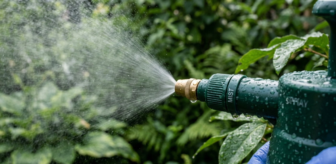 nozzle sprayer tanaman yang dapat diatur semprotannya