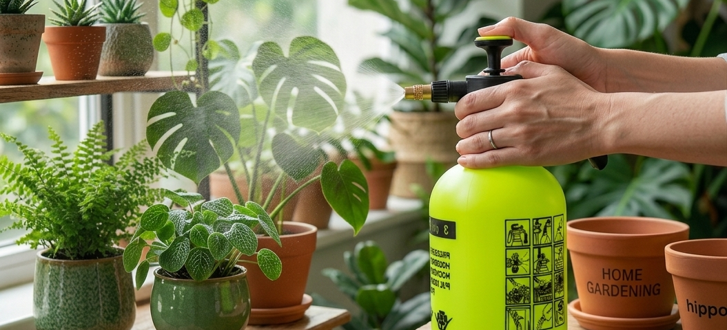 sprayer tanaman digunakan untuk menyiram tanaman hias