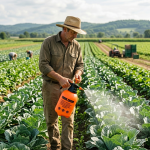 penggunaan sprayer untuk pestisida pada tanaman