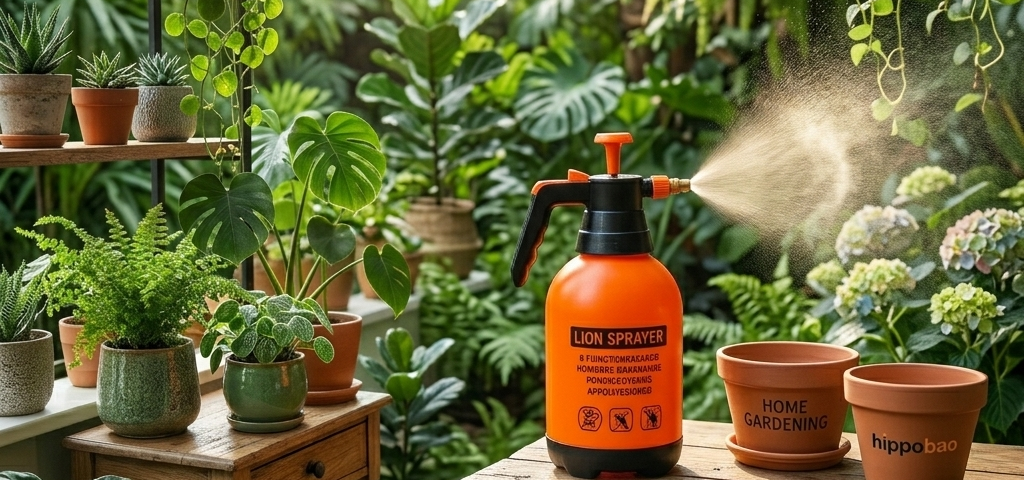 sprayer tanaman anti bocor di taman