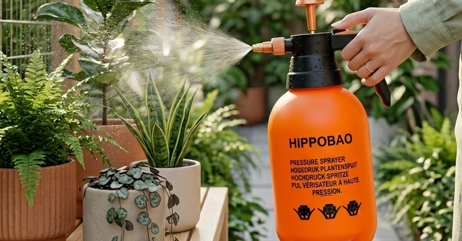 Sprayer tanaman Hippobao digunakan untuk menyemprot tanaman dan menjaga kebersihan lingkungan