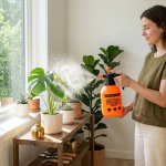 sprayer tanaman premium digunakan untuk menyiram tanaman indoor di rumah