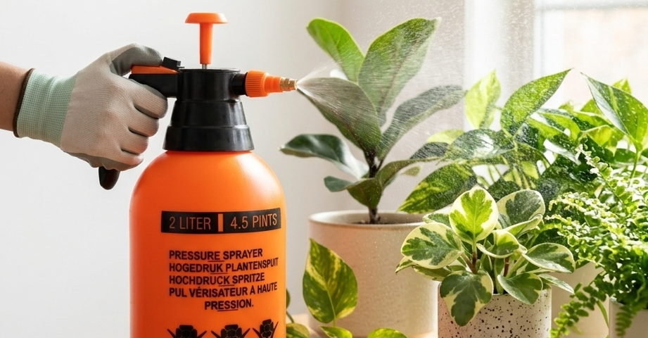 Sprayer tanaman Hippobao digunakan untuk pupuk cair, pestisida, dan penyiraman tanaman hias